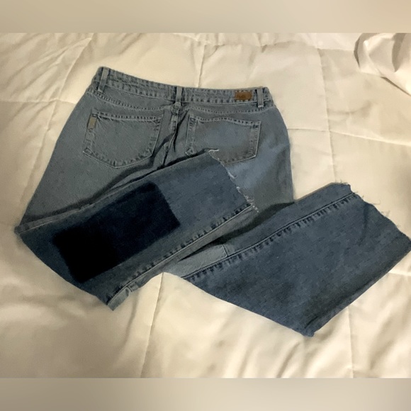 Paige Jimmy Jimmy Skinny Patch Work Jeans - Picture 2 of 11